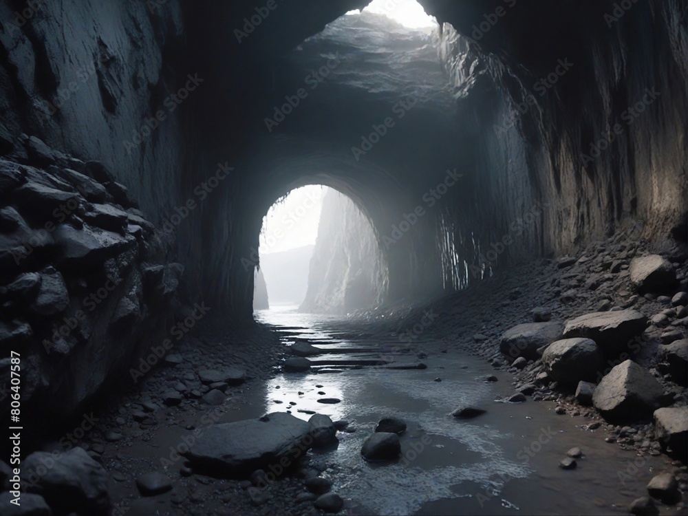 Obraz premium inside the cave