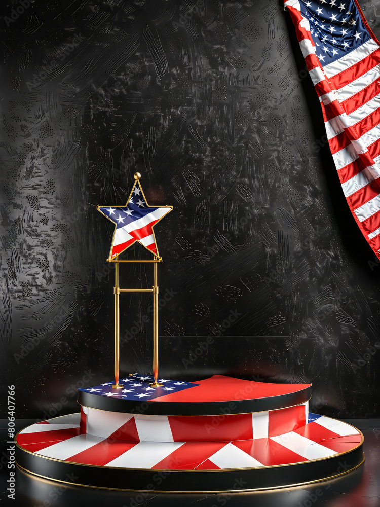 fourth of july podium