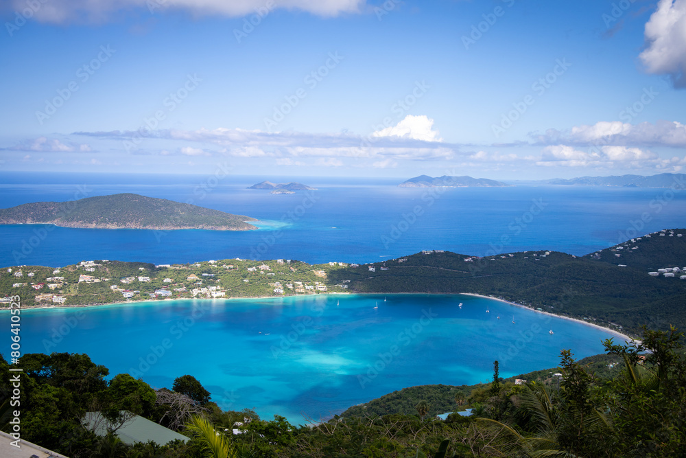 Overlooking the picturesque views of Magens Bay in St. Thomas
