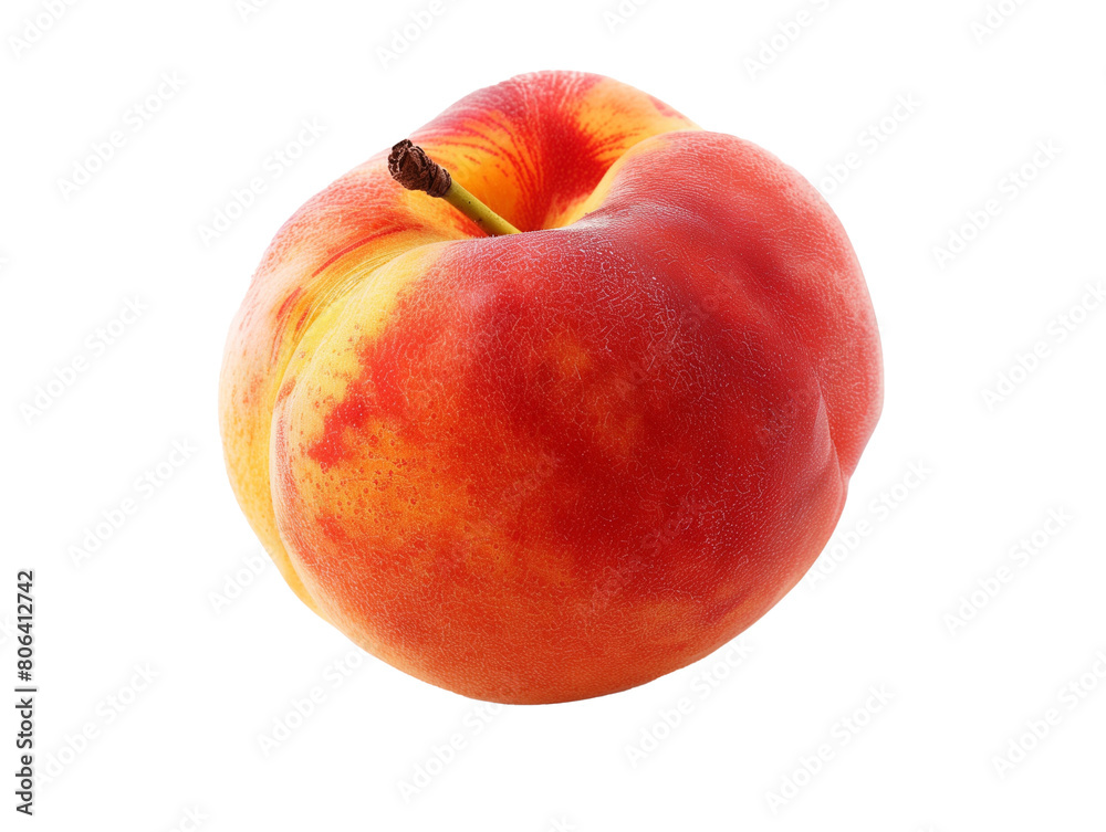 A Single Peach with a Transparent Background PNG A Single Peach with a Transparent Background PNG