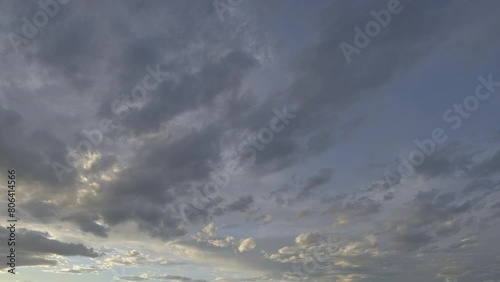 time lapse of clouds in the sky, day an night