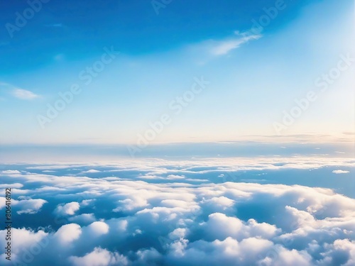 blue sky with clouds