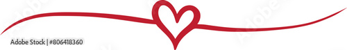 Red Heart, love, romance or valentine's day red heart. Heart vector icons. Red heart love symbols isolated editable vector.