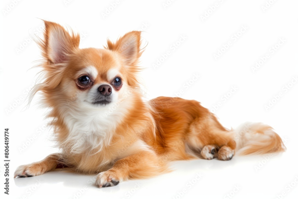 Obraz premium Mystic portrait of Chihuahua, Isolated on white background
