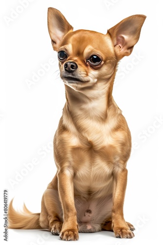 Mystic portrait of Chihuahua, Isolated on white background © Tebha Workspace