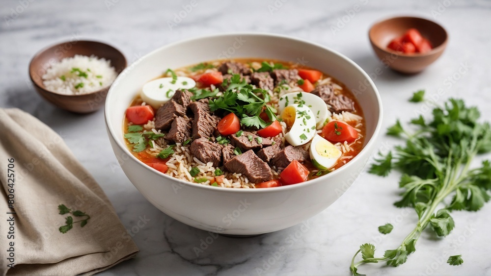 Beef and Radish Soup Rice Bowl Beef and Radish Soup Rice Bowl