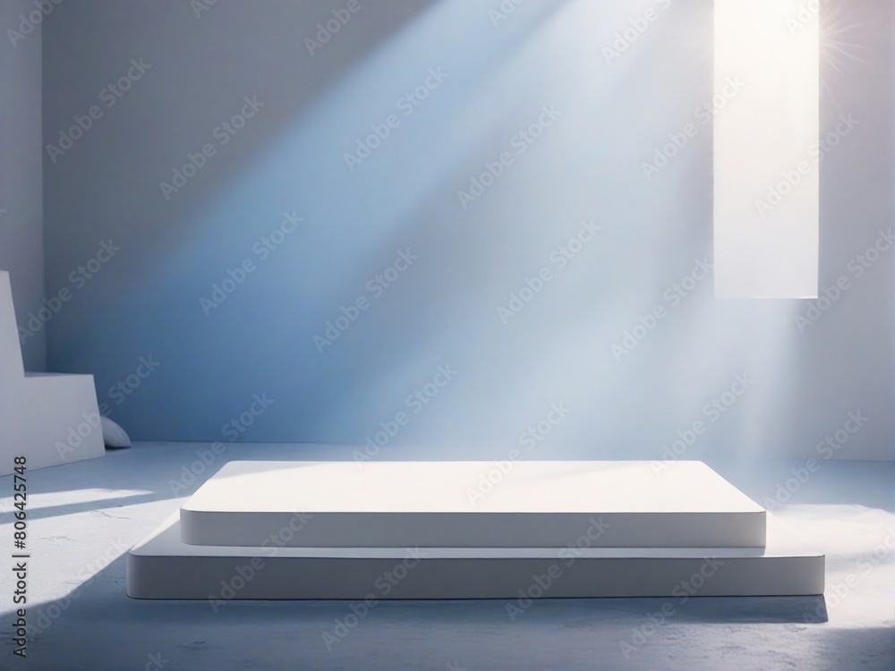 Obraz premium empty white room