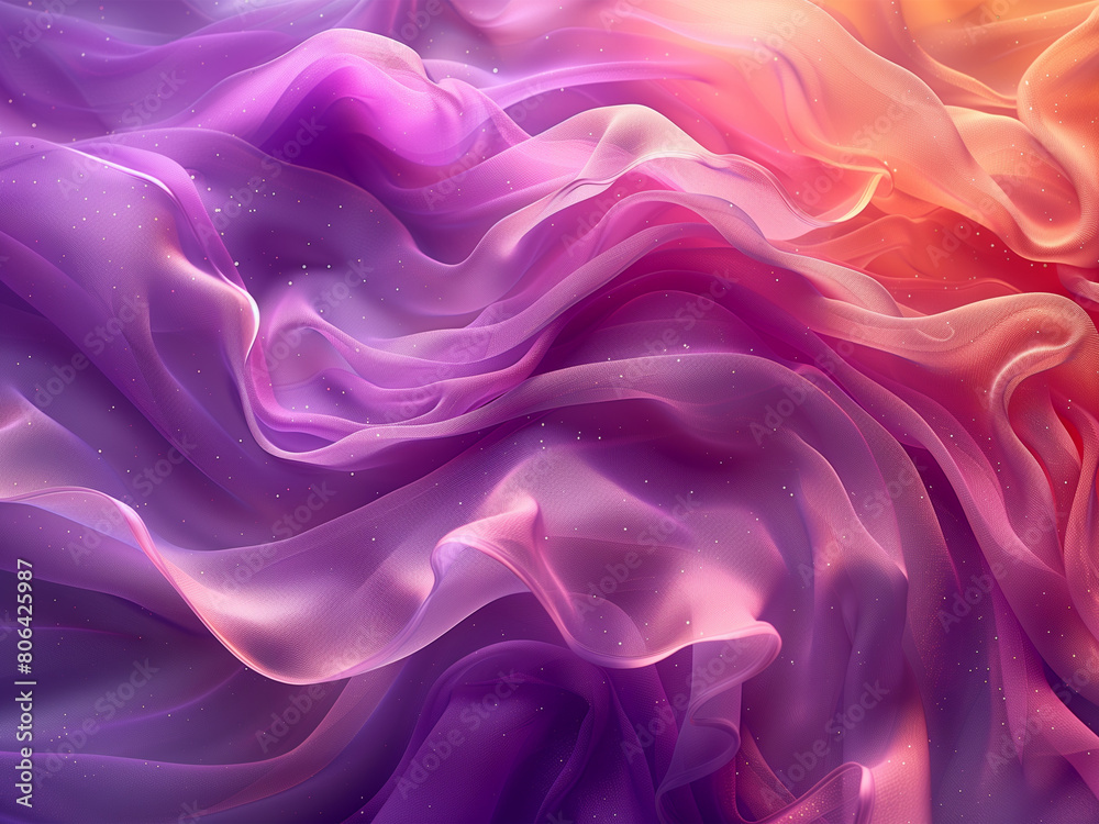Obraz premium Beautiful abstract backdrop. Abstract fluid texture, colorful liquid vibrant background illustration. Abstract violet intensive surface