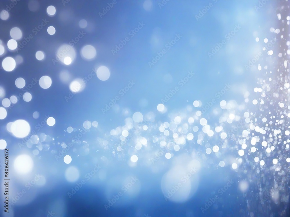 blue bokeh background