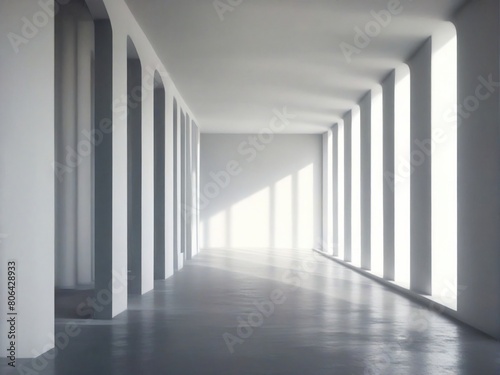 corridor with windows