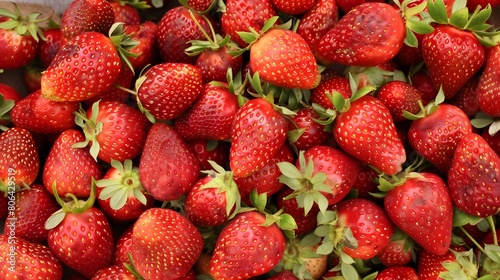 strawberries background, raw organic food