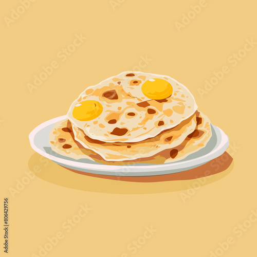 A plate of yellow tortillas with a white plate underneath. The plate of tortillas is piled high and looks delicious