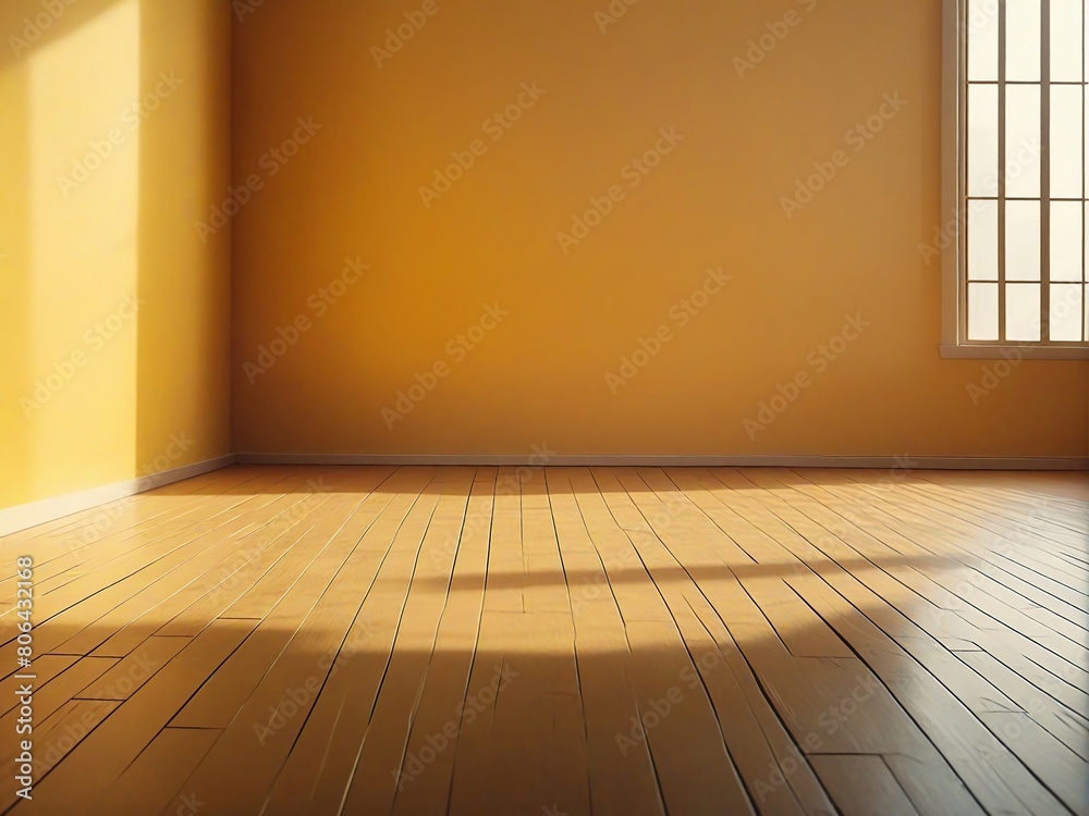 empty room with wooden floor empty room with wooden floor