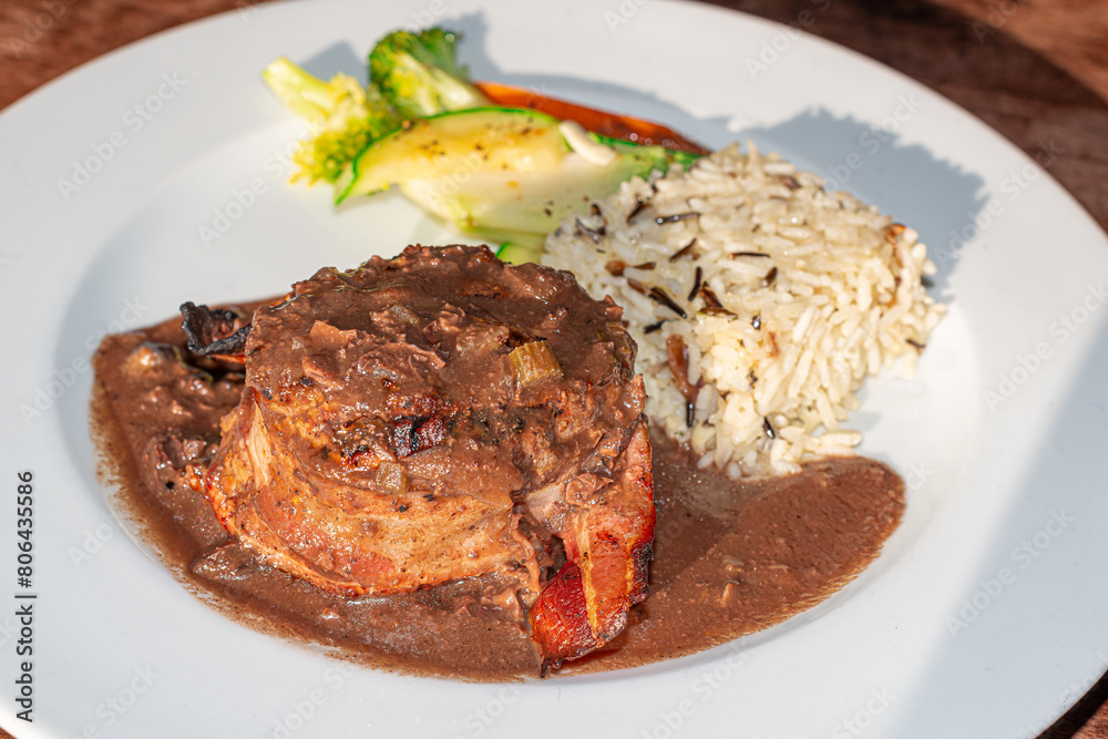 Fillet mignon with mushroom sauce Fillet mignon with mushroom sauce
