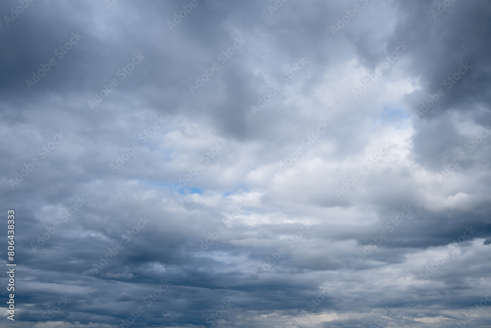 Dramatic stormy sky with heavy clouds. heaven cloudscape background