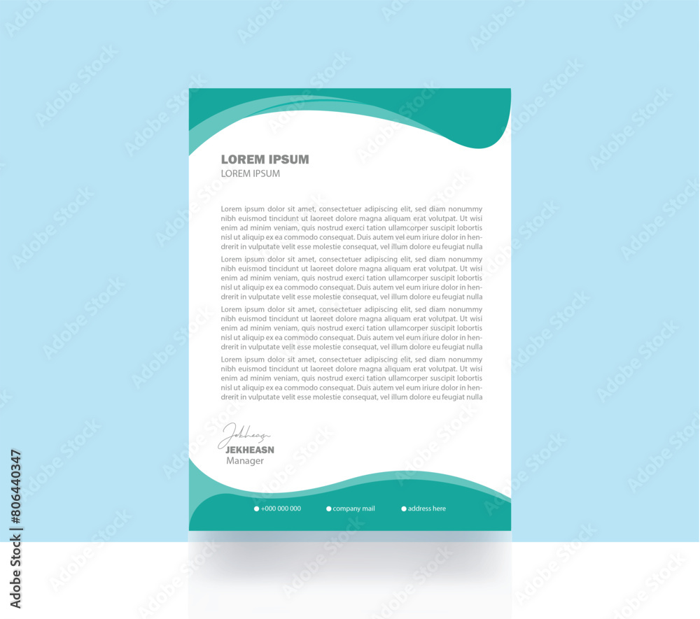 professional business letterhead design template professional business letterhead design template