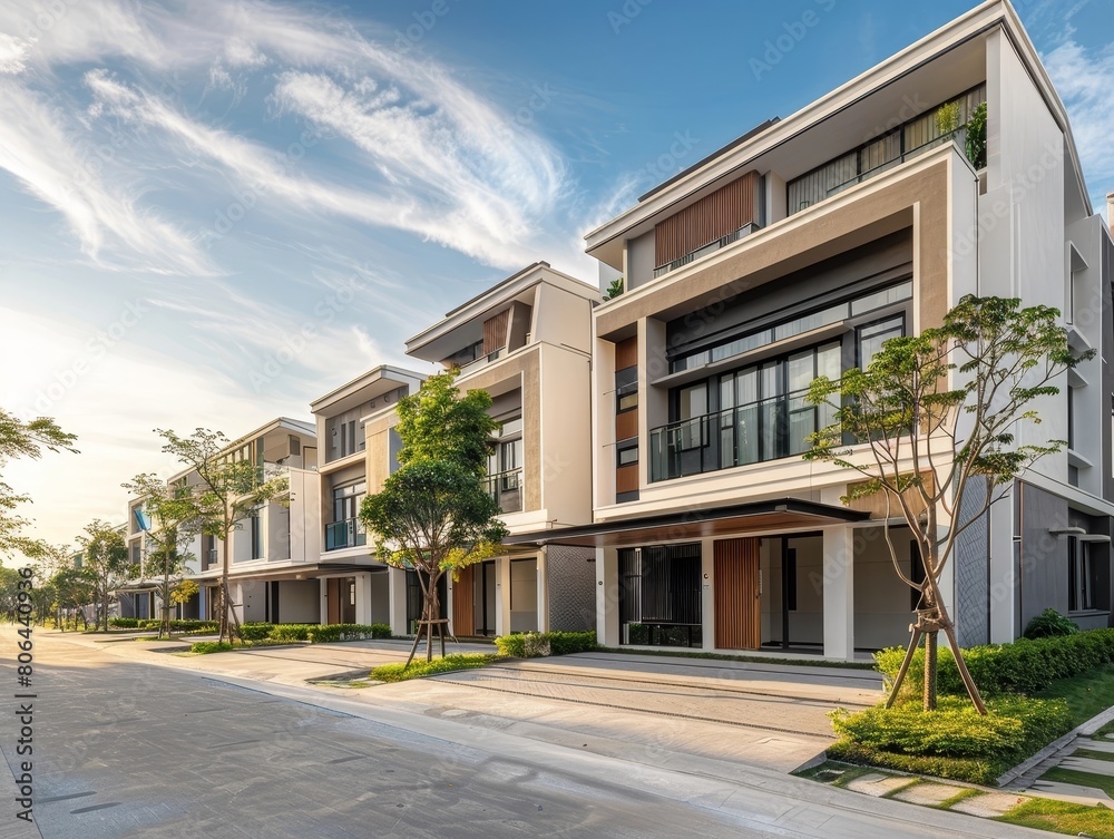 Visually Appealing Townhomes Offering Lease Options in Vibrant Bangna Neighborhood