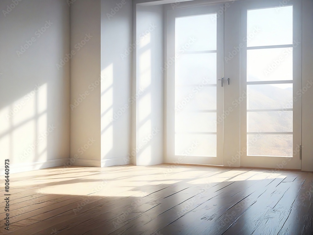 Obraz premium empty room with window