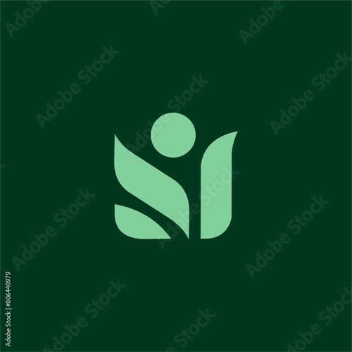 illustration of a plant logo
