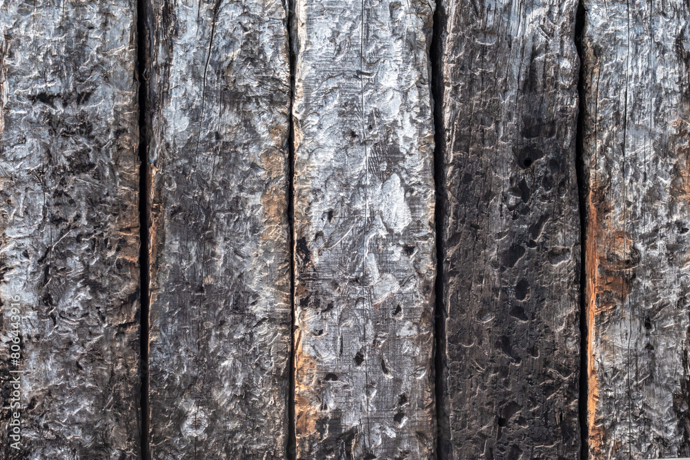 Obraz premium 枕木を使った背景イメージ