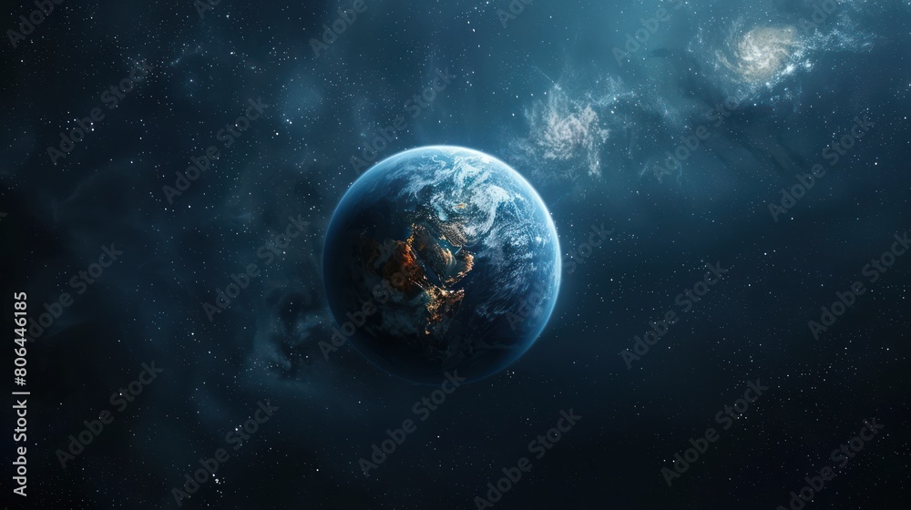 Stunning Space View of a Beautiful Planet