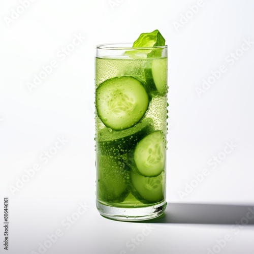 refreshing cucumber water drink