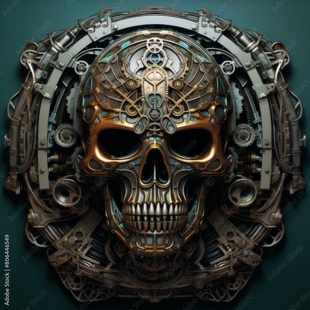 Intricate Mechanical Skull Intricate Mechanical Skull