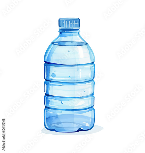 water gallon bottle watercolor digital painting good quality