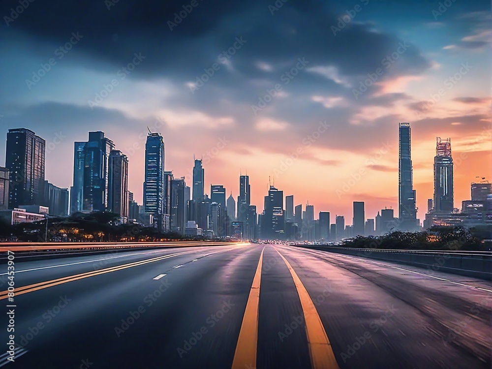 Fototapeta premium kuala lumpur skyline at night