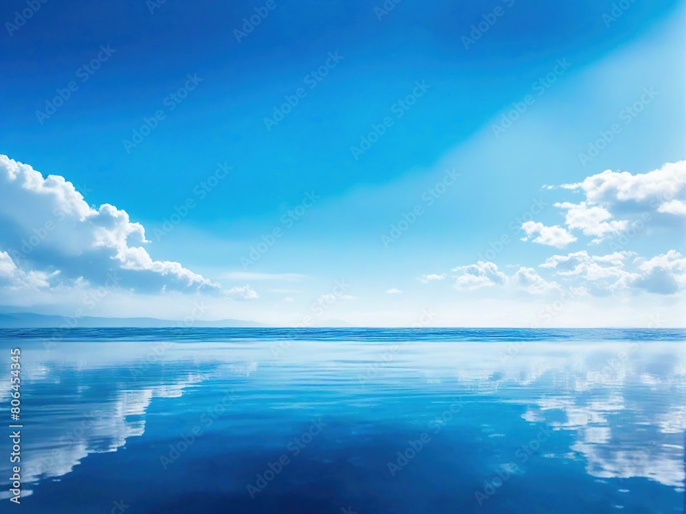 Obraz premium blue sky and sea