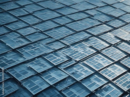 Wallpaper Mural blue glass wall Torontodigital.ca