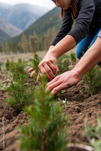 Forest Restoration Program 🌲 Planting Trees to Combat the Effects of Forest Fires and Restore Natural Ecosystems
