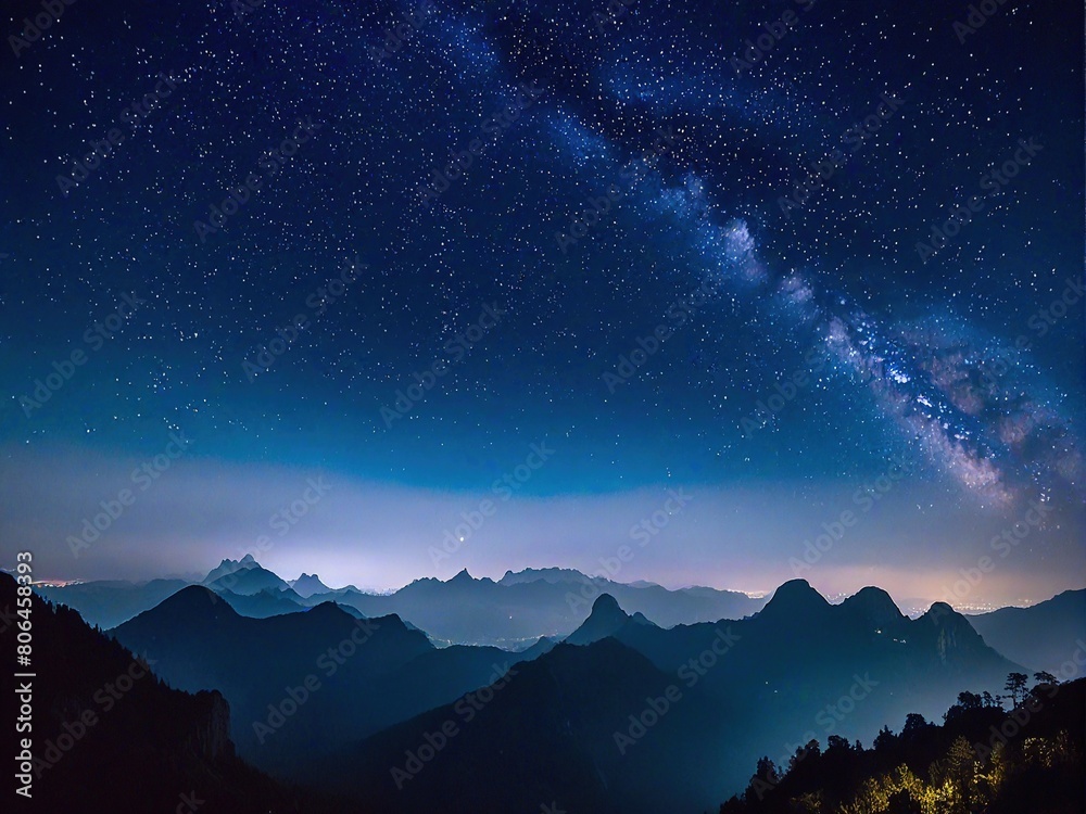 Fototapeta premium sunrise in the mountains