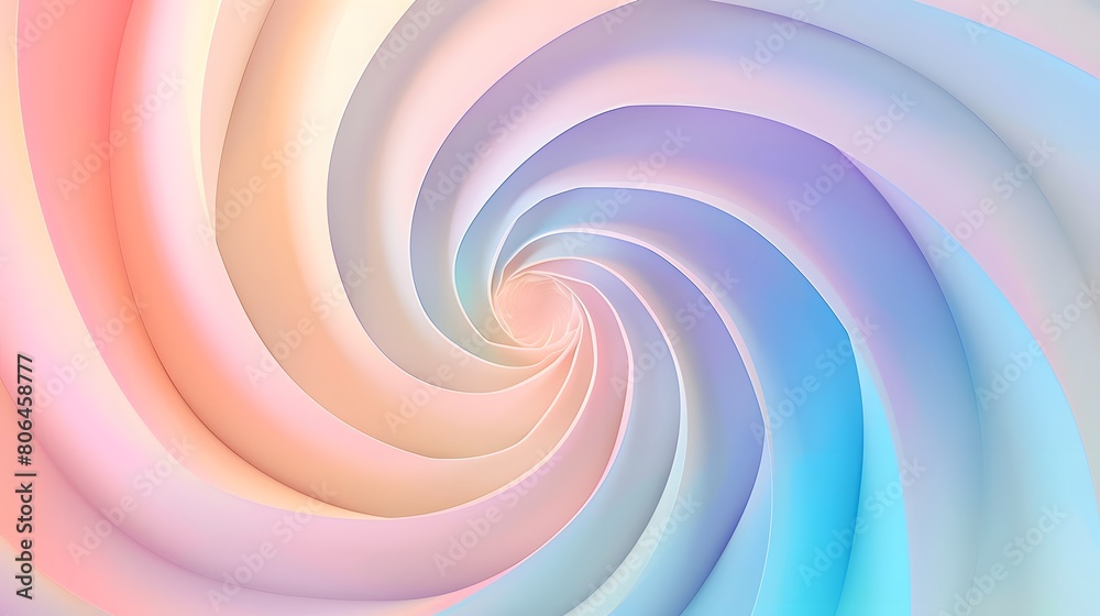 Hypnotic Pastel Spiral - Abstract Gradient Swirl Background for Calming Wallpapers and Serene Backdrops Hypnotic Pastel Spiral - Abstract Gradient Swirl Background for Calming Wallpapers and Serene Backdrops