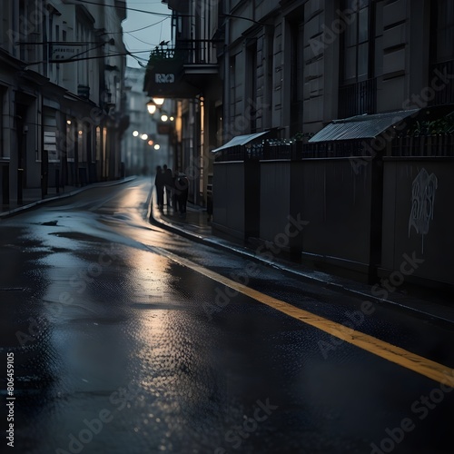 a rainy street 2