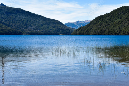 lake in the mountains of bariloche