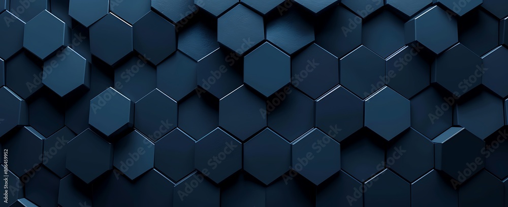 Dark green hexagons arranged irregularly,不規則に並んでいる深緑の六角形、Generative AI Dark green hexagons arranged irregularly,不規則に並んでいる深緑の六角形、Generative AI