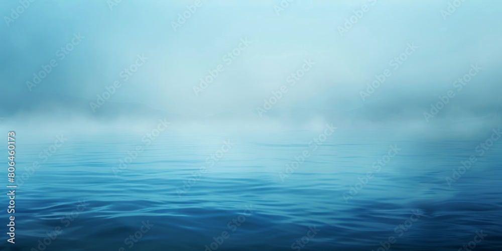 Coastal Dreams: A Boundless Blue Ocean Framed by a Beautiful Cloudy Sky.