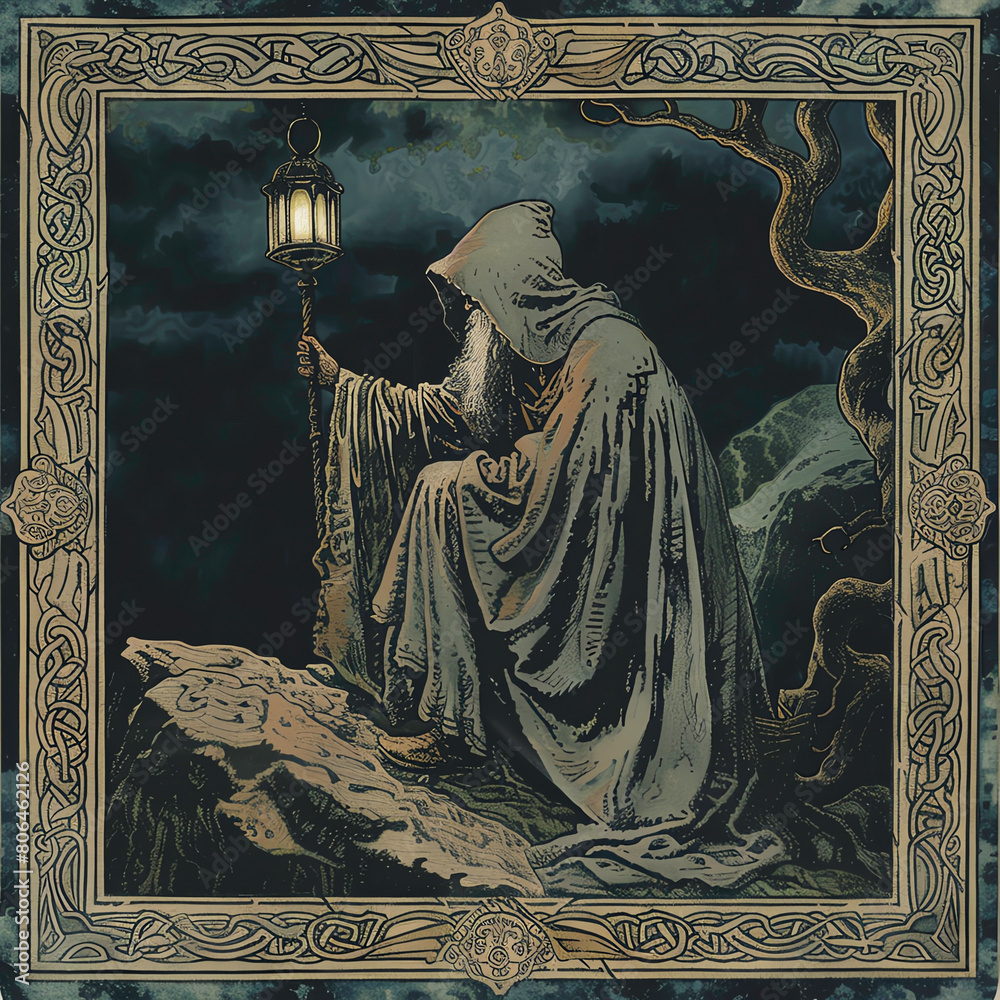 Naklejka premium Tarot card