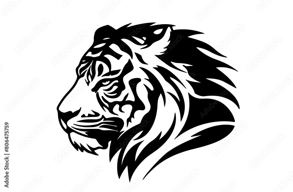 Tiger logo design vector illustration Tiger logo design vector illustration