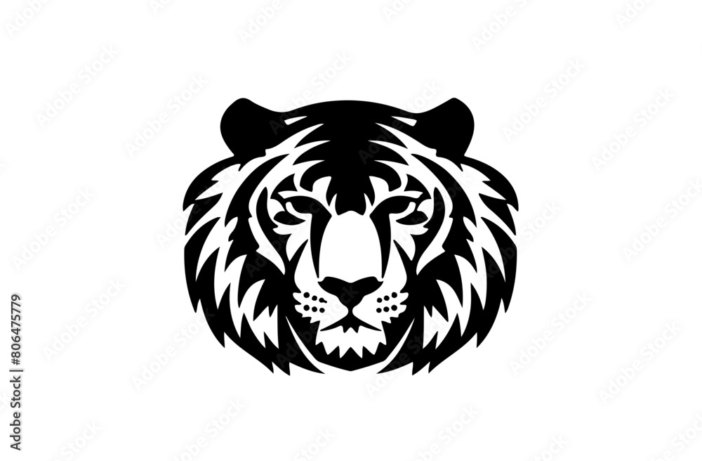 Tiger logo design vector illustration