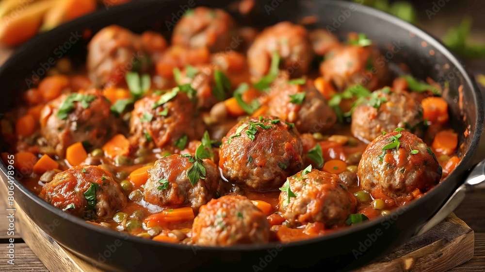 Meatballs with lentils. Generative AI Meatballs with lentils. Generative AI
