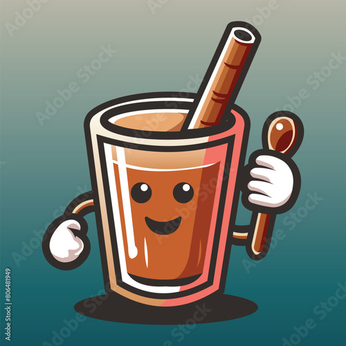 mascot logo coffee illustration 9