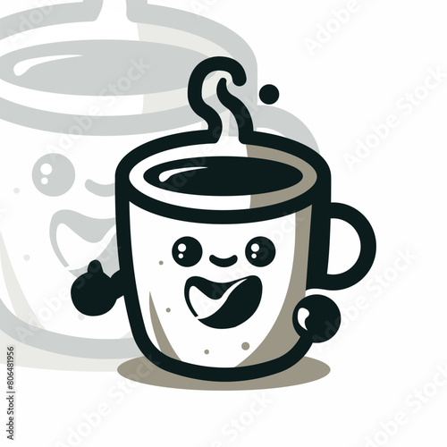 mascot logo coffee illustration 4