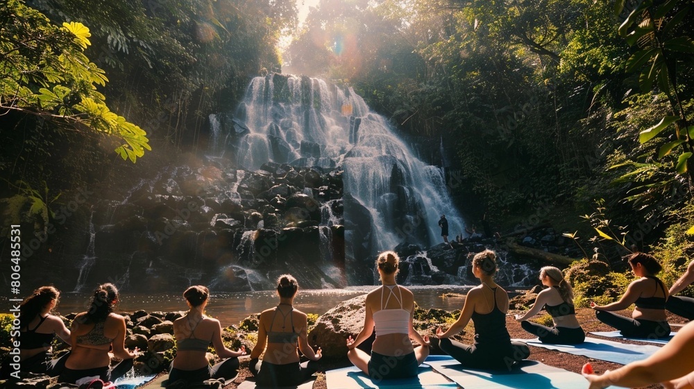 Waterfall Yoga Retreat Utopia