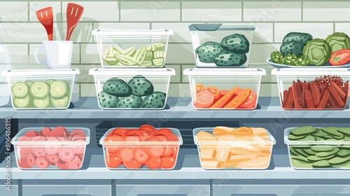 Safe food storage practices for leftovers, Ensuring leftovers are stored properly to prevent spoilage and contamination photo