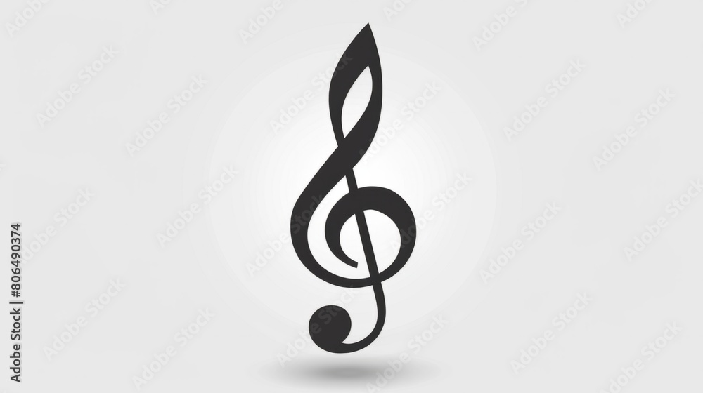 Obraz premium musical note generative ai