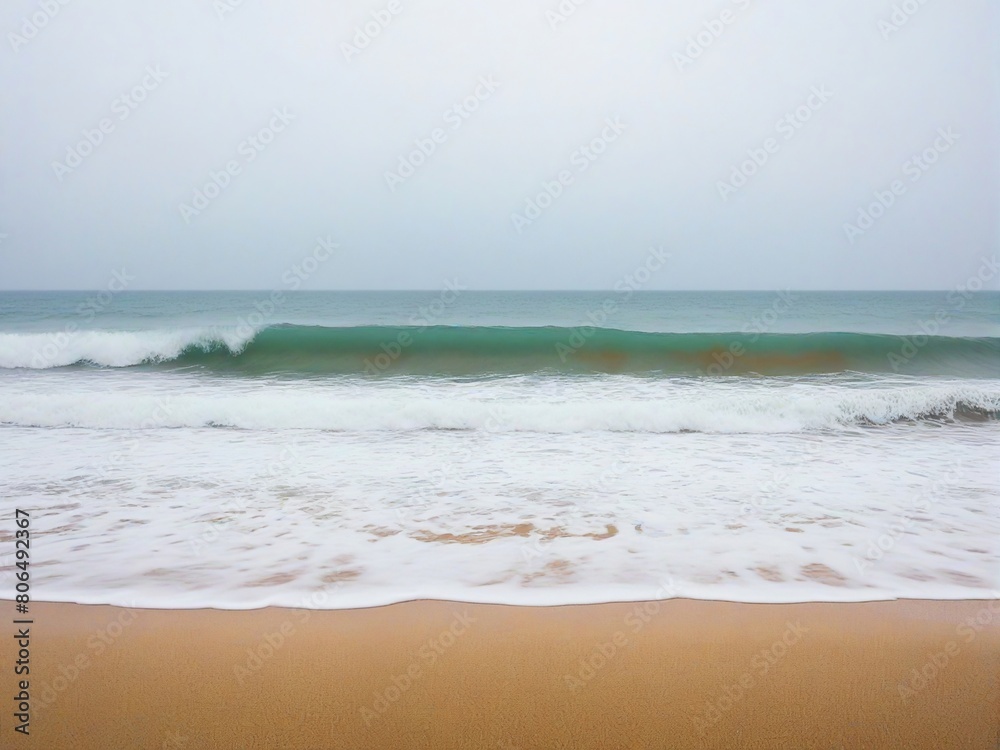 waves on the beach