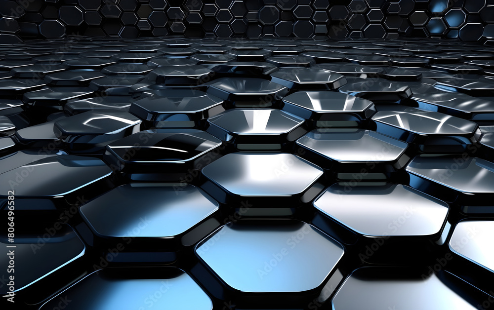 Abstract background with hexagons Abstract background with hexagons