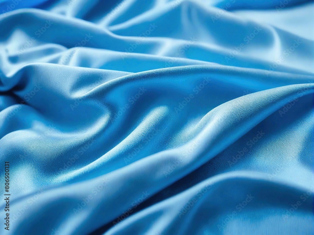 Obraz premium blue satin background